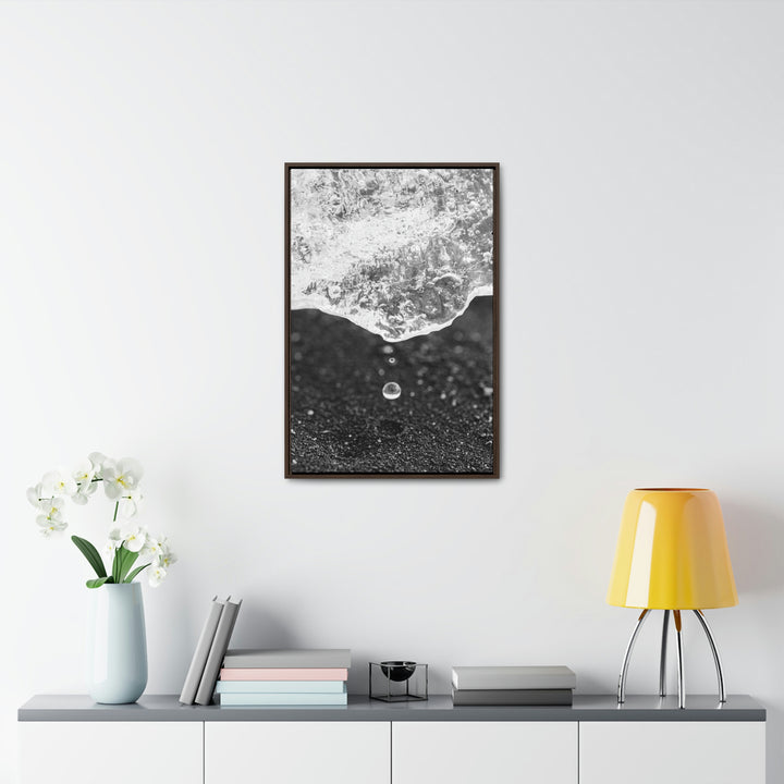 Suspended Droplet - Canvas with Frame