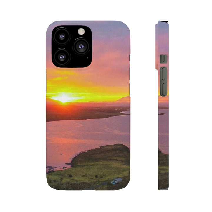 Sunset Over the Fjord Part 1 - Phone Case