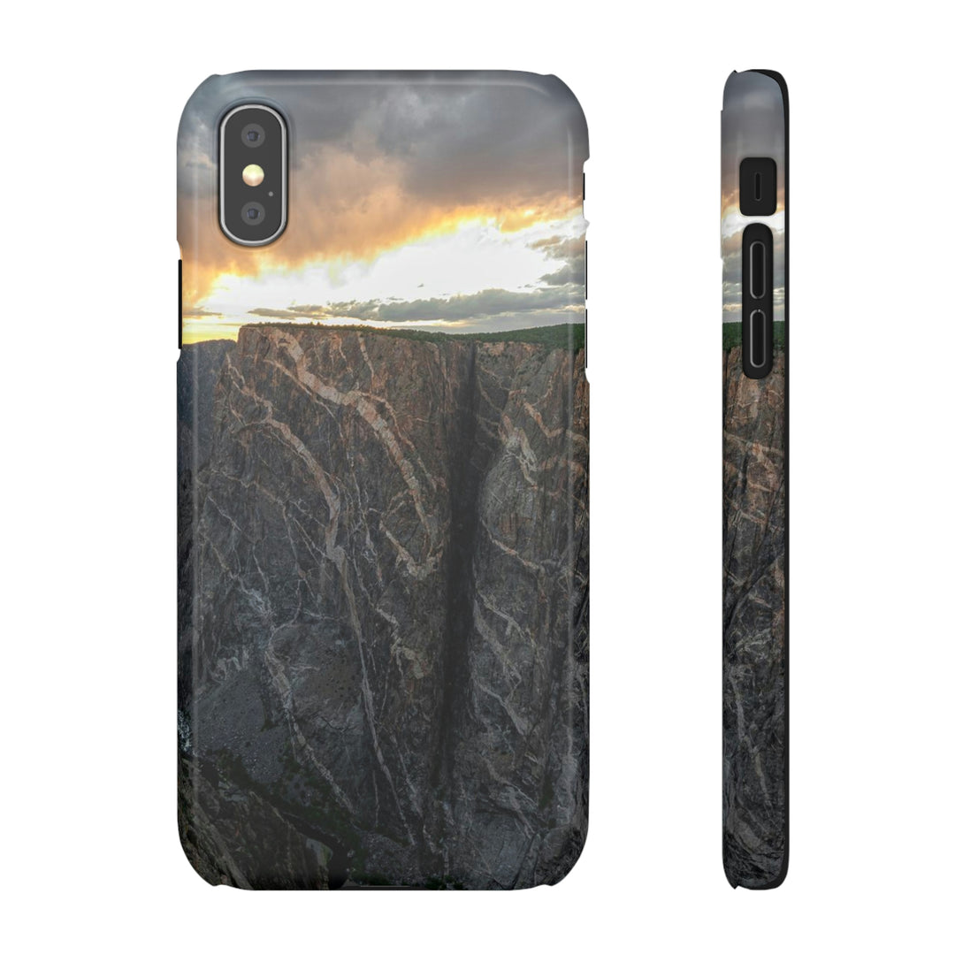 Painted Wall at Sunset Part 1 - Phone Case