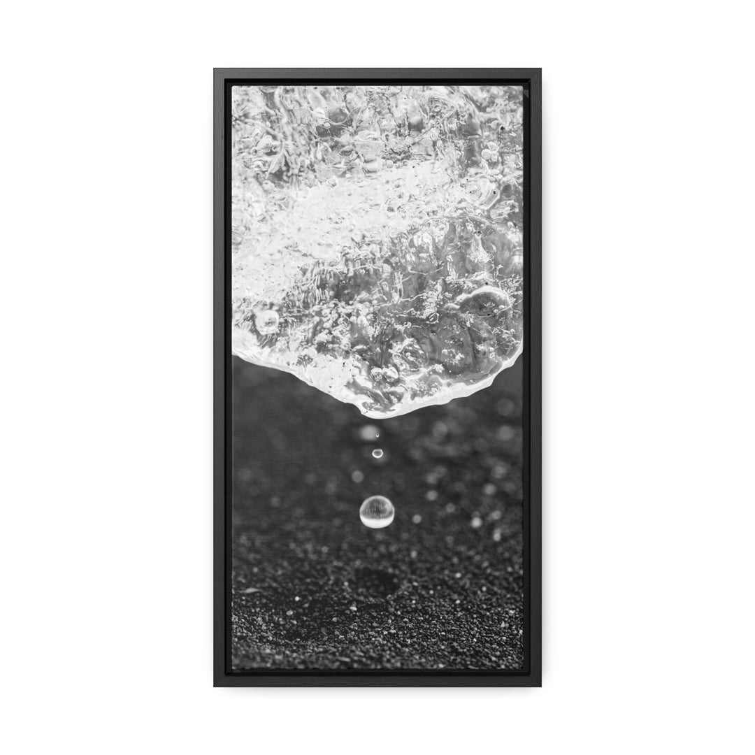 Suspended Droplet - Canvas with Frame