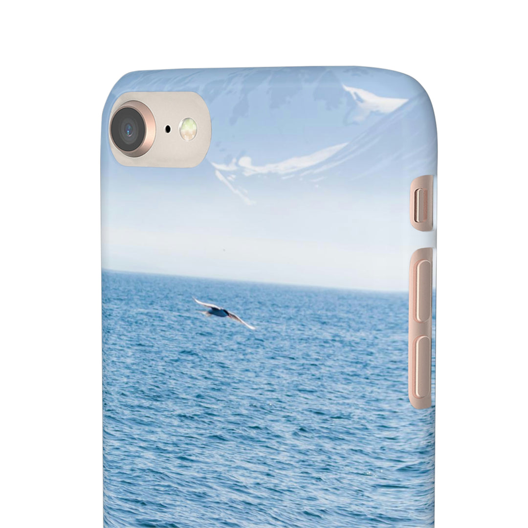 A Whale and A Mountain - Phone Case