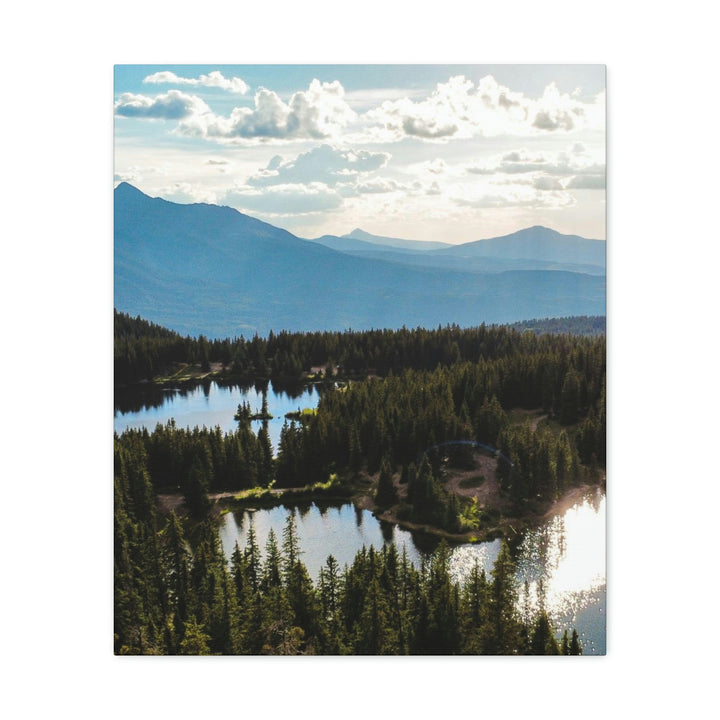 Cool Mountain Lakes - Canvas