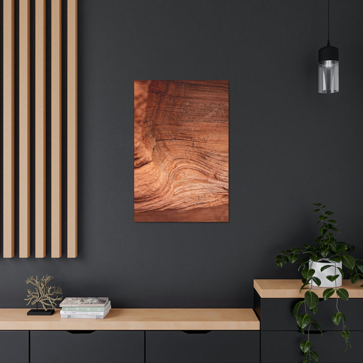 Sedimentary Rock Curves - Canvas