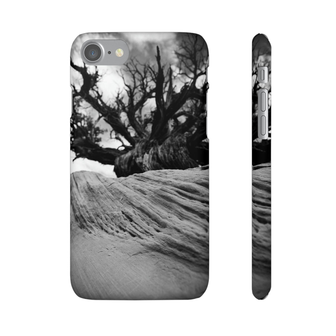 Desert Reach in Black and White - Phone Case