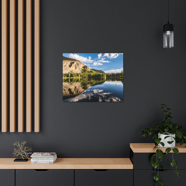 Mountain Scene Reflected - Canvas