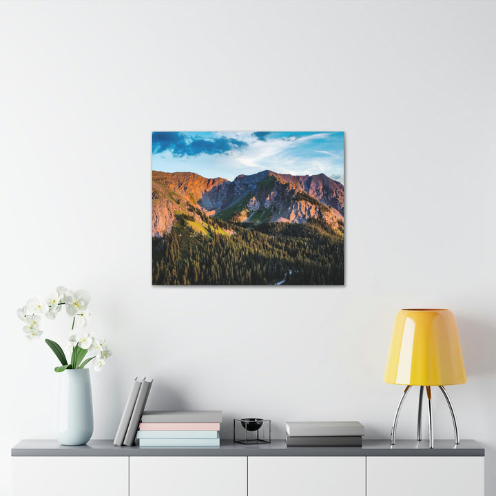 Fading Mountain Light - Canvas