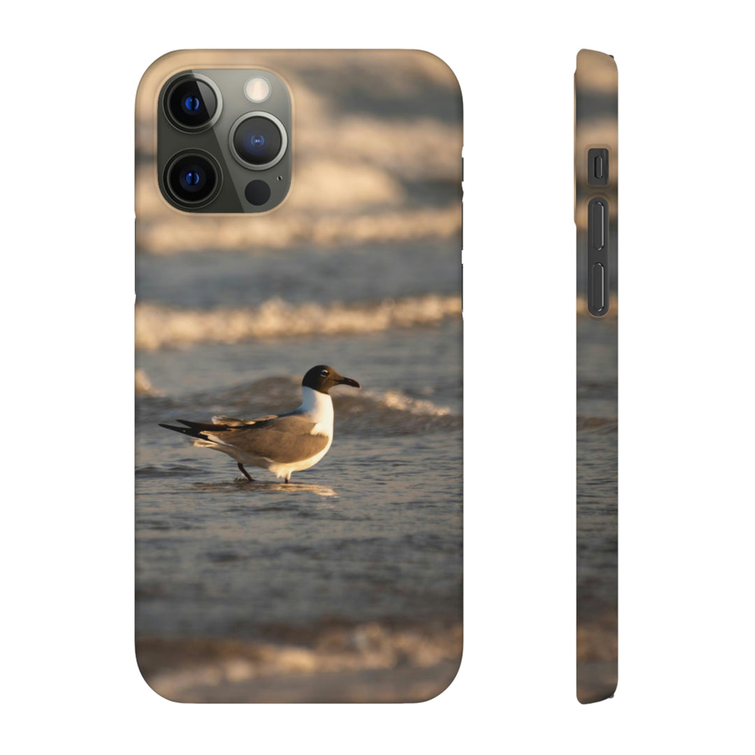 Laughing Gull in the Surf - Phone Case