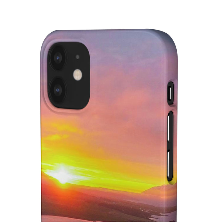 Sunset Over the Fjord Part 1 - Phone Case