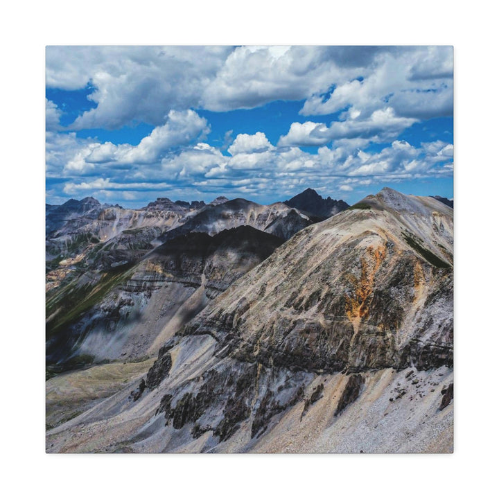 Imogene Pass From the Air - Canvas