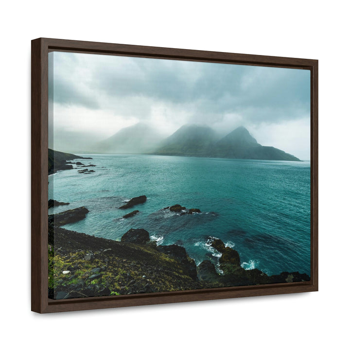 Mystical Mountain View - Canvas with Frame