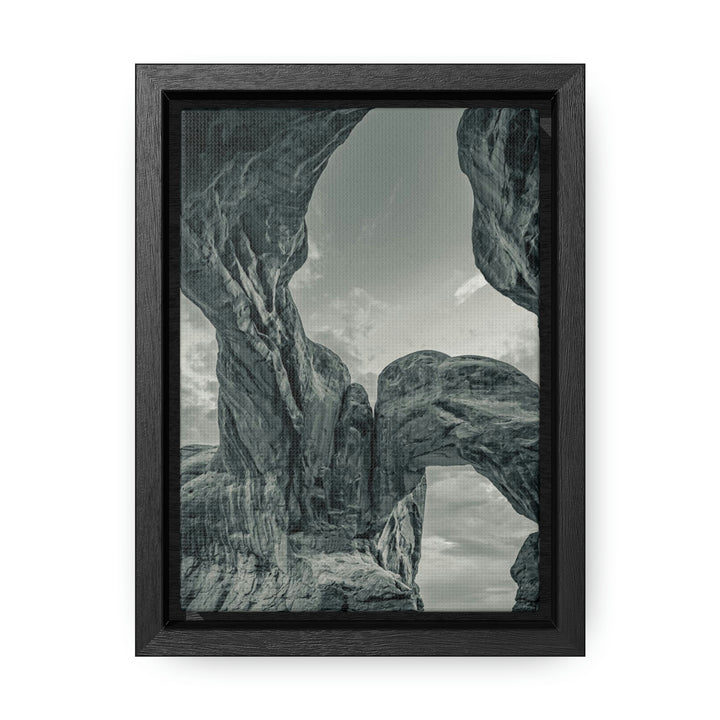 Natural Frames Part 1 in Black and White - Canvas with Frame