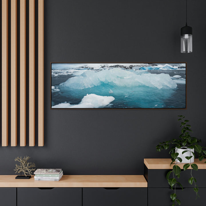 Floating Ice - Canvas with Frame