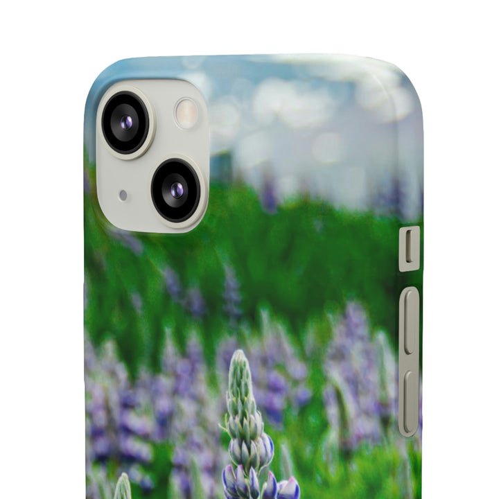 Glowing Lupin with Mountains - Phone Case