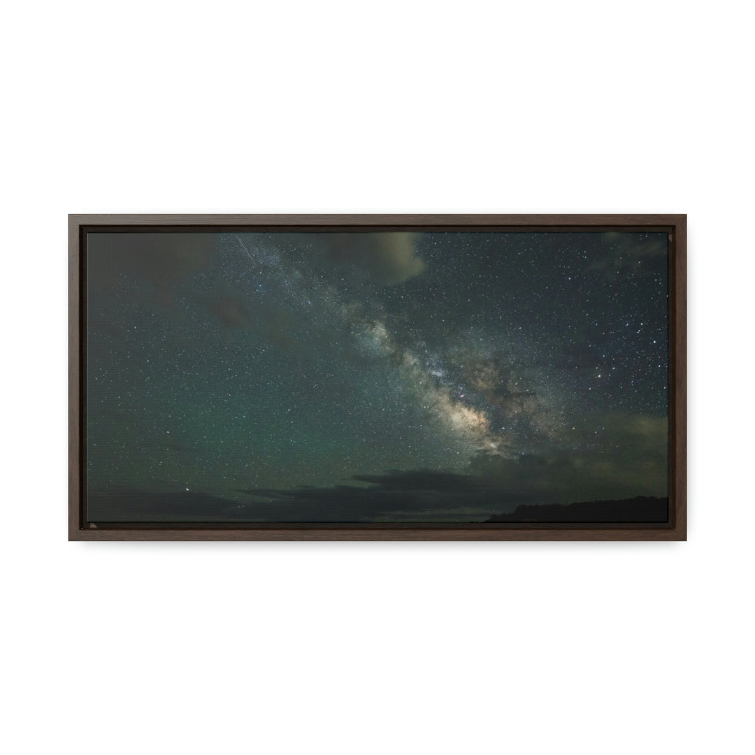 Milky Way Through the Clouds Part 2 - Canvas with Frame