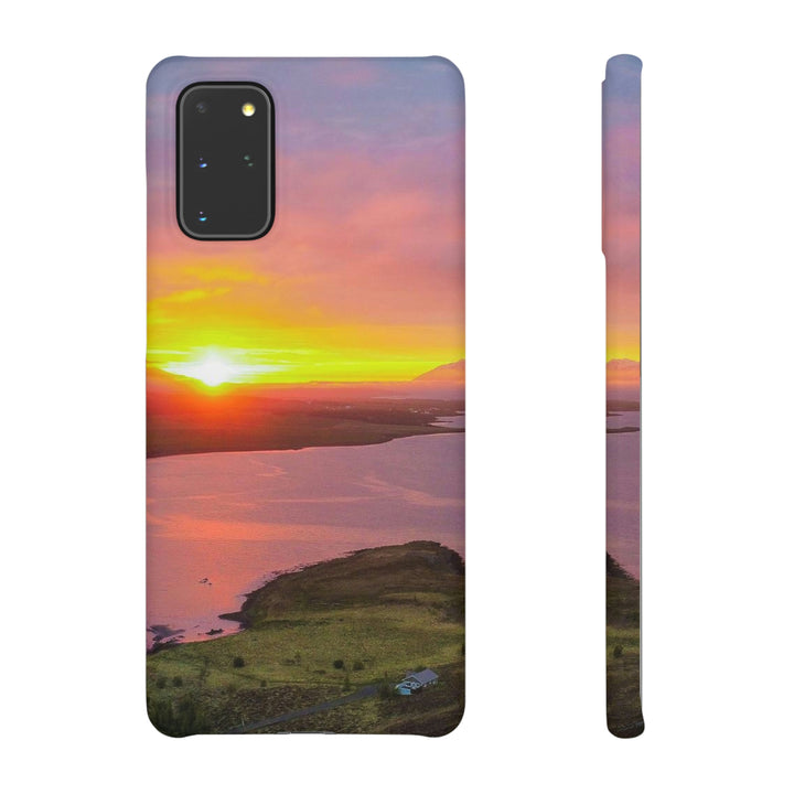 Sunset Over the Fjord Part 1 - Phone Case