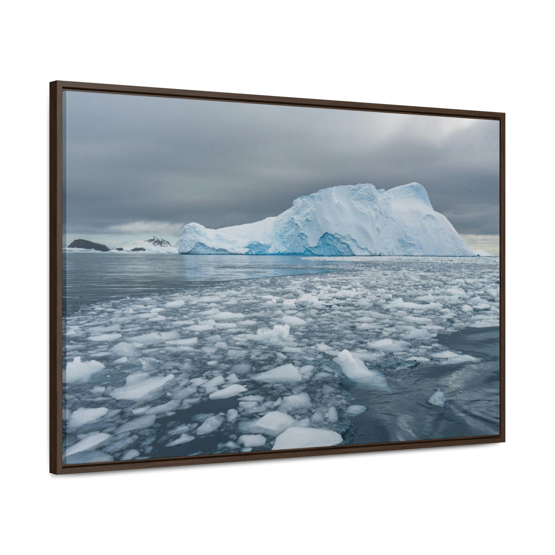 Lane of Ice - Canvas with Frame