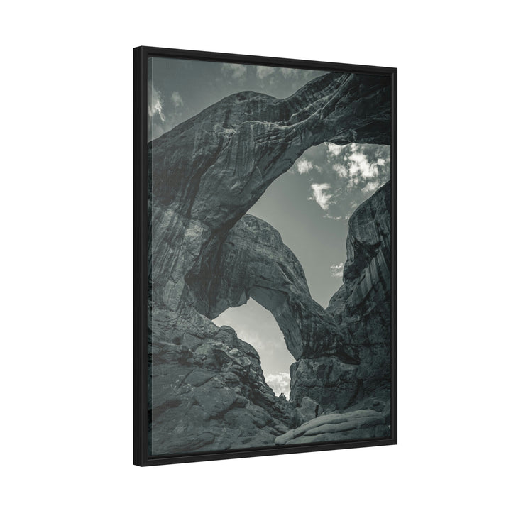 Natural Frames Part 4 in Black and White - Canvas with Frame