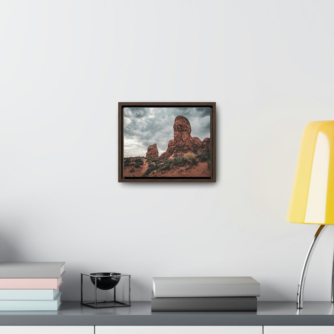 Dramatic Rocks - Canvas with Frame