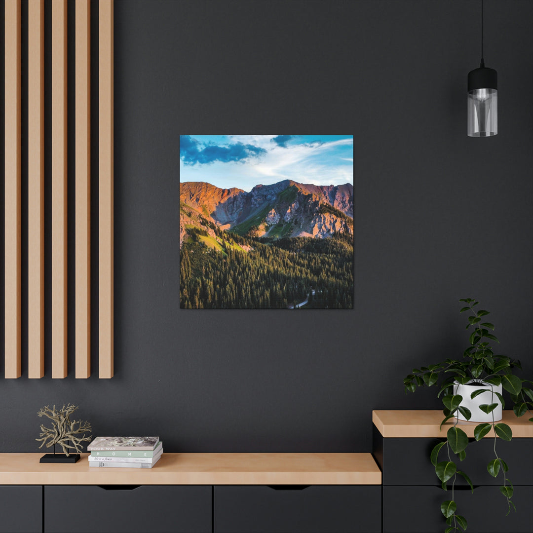 Fading Mountain Light - Canvas