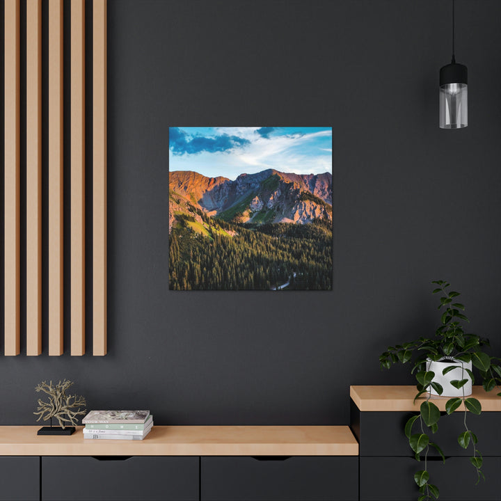 Fading Mountain Light - Canvas