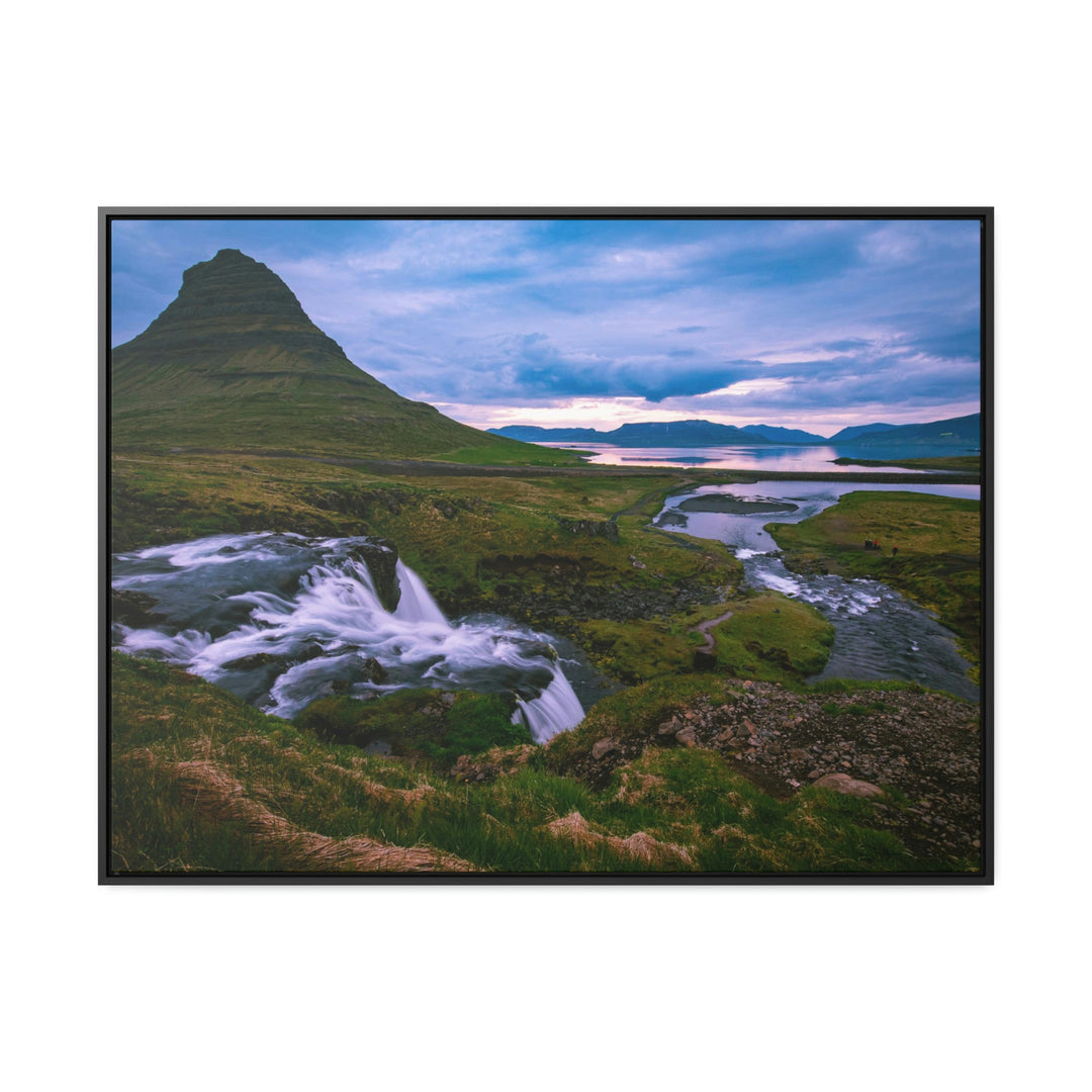 An Icelandic Sunset - Canvas with Frame