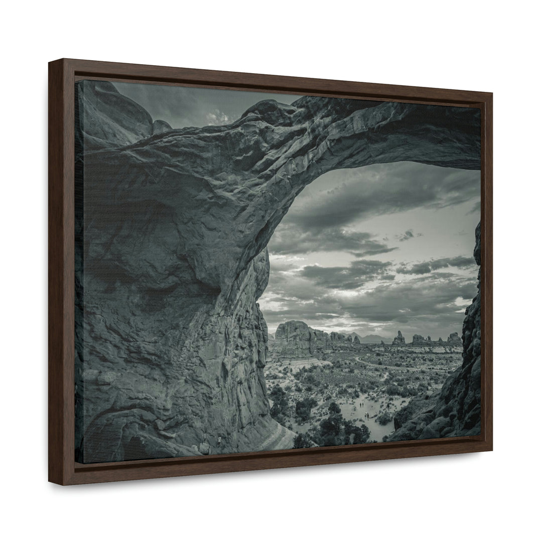 Natural Frames Part 2 in Black and White - Canvas with Frame