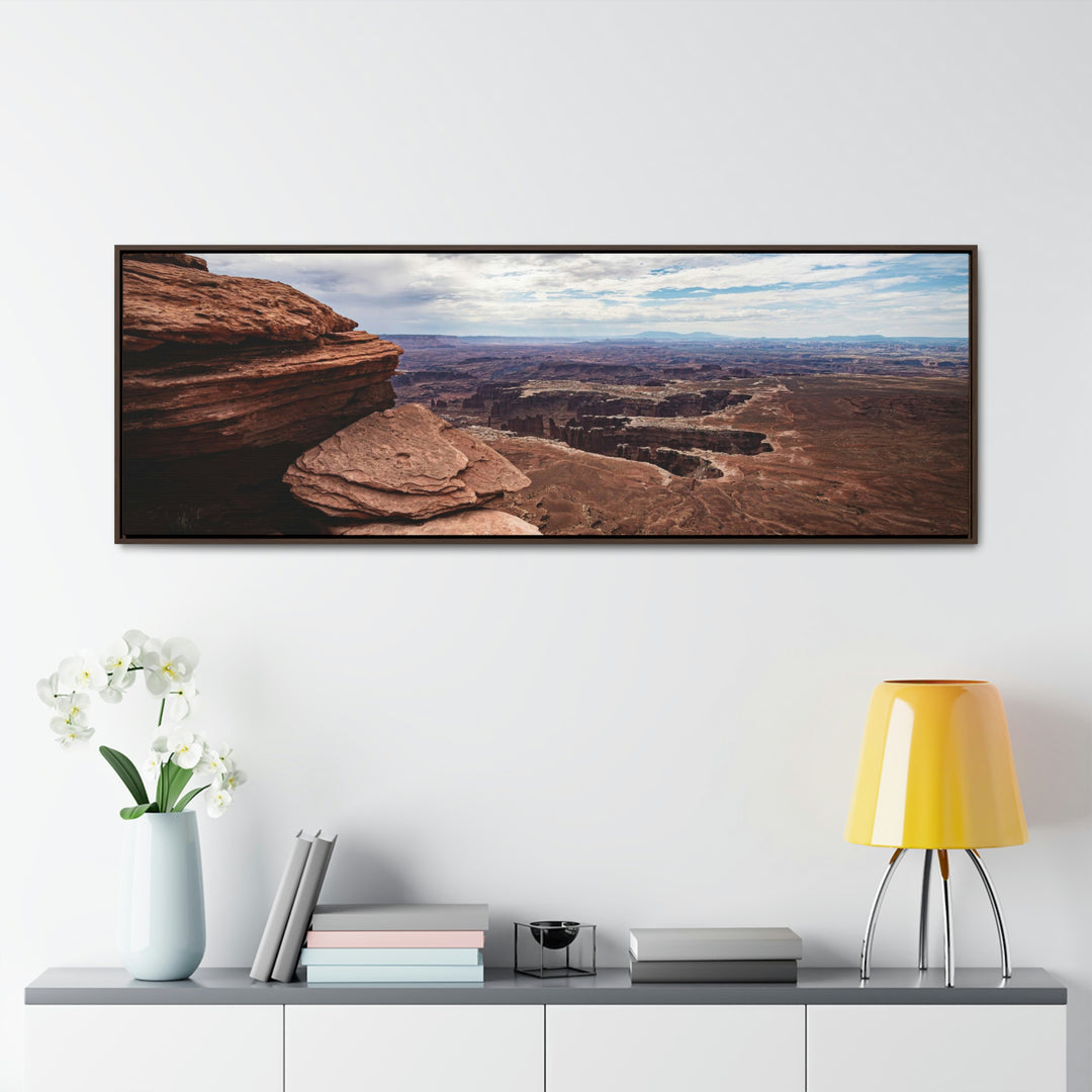 The Canyon Below - Canvas with Frame