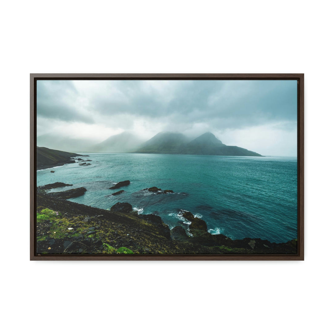 Mystical Mountain View - Canvas with Frame