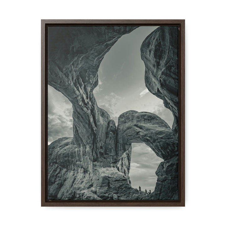 Natural Frames Part 1 in Black and White - Canvas with Frame