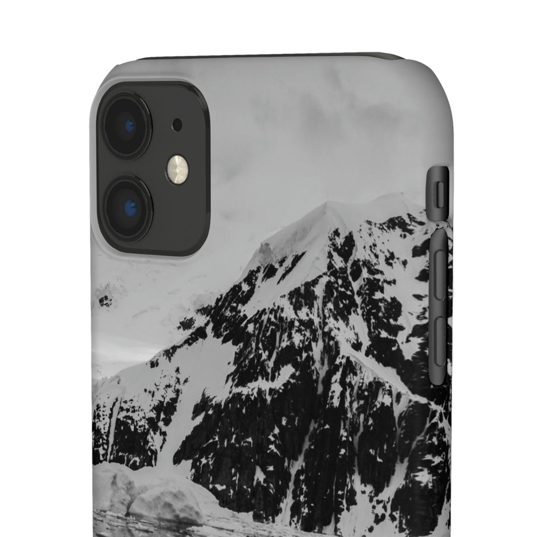 Reflected Calm in Black and White - Phone Case