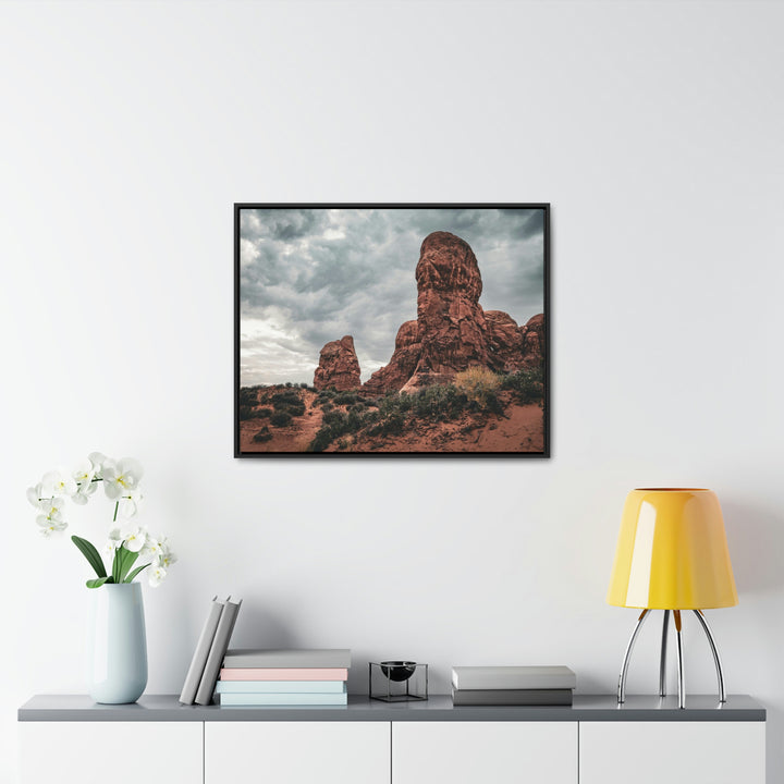 Dramatic Rocks - Canvas with Frame