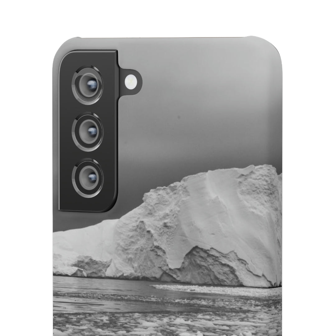 Lane of Ice In Black and White - Phone Case