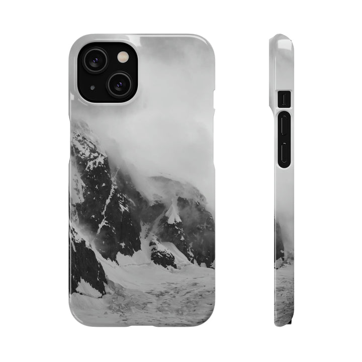 The Mist Descends in Black and White - Phone Case