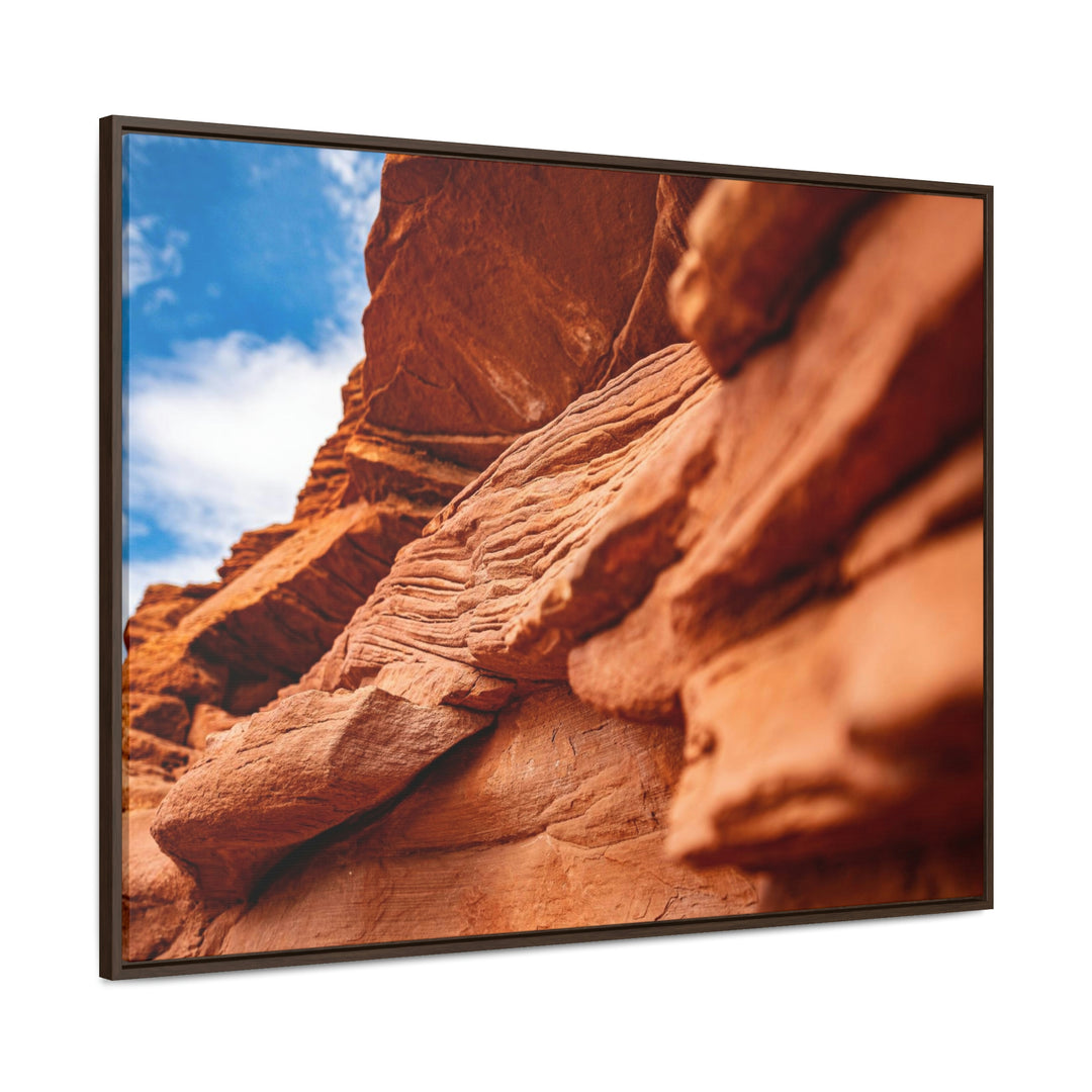 Layers of Rock - Canvas with Frame