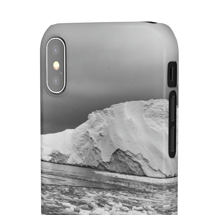 Lane of Ice In Black and White - Phone Case