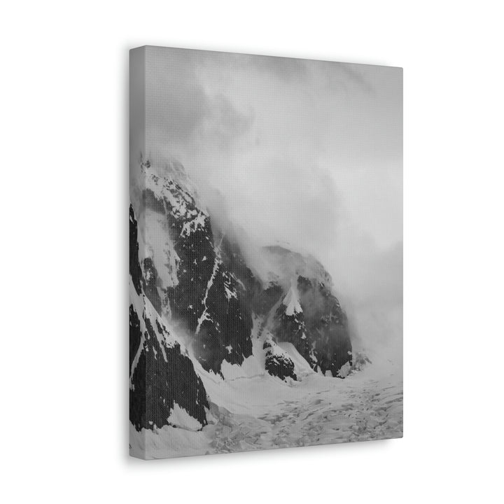 The Mist Descends in Black and White - Canvas