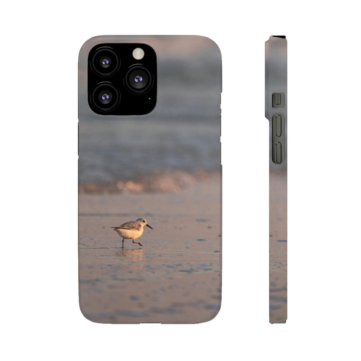 Sanderling in Soft Dusk Light - Phone Case