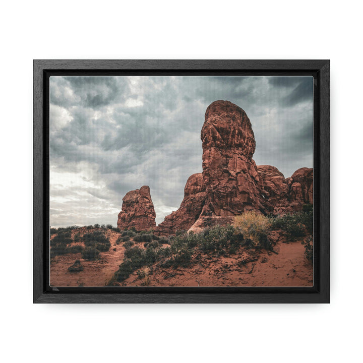 Dramatic Rocks - Canvas with Frame