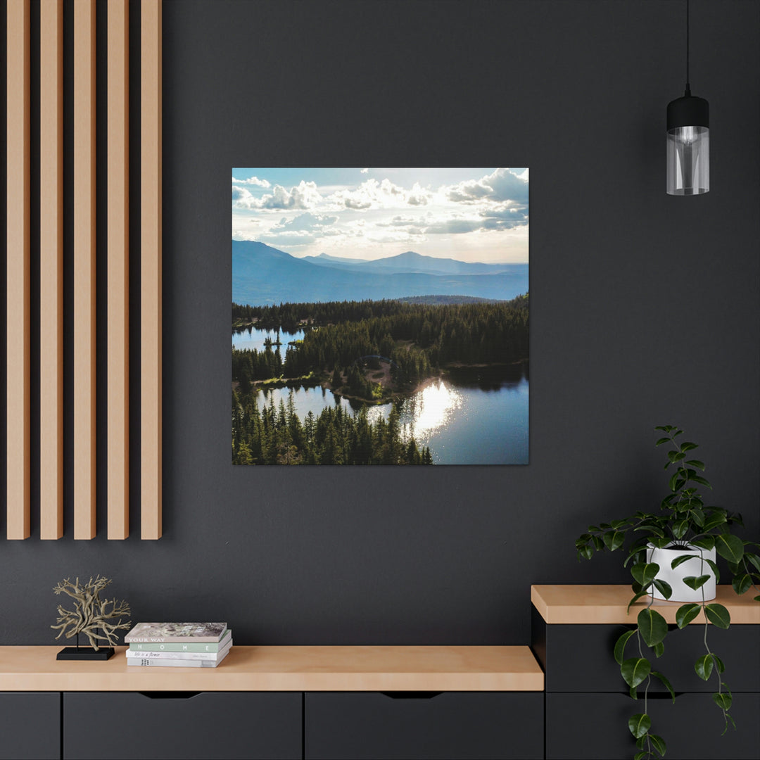 Cool Mountain Lakes - Canvas