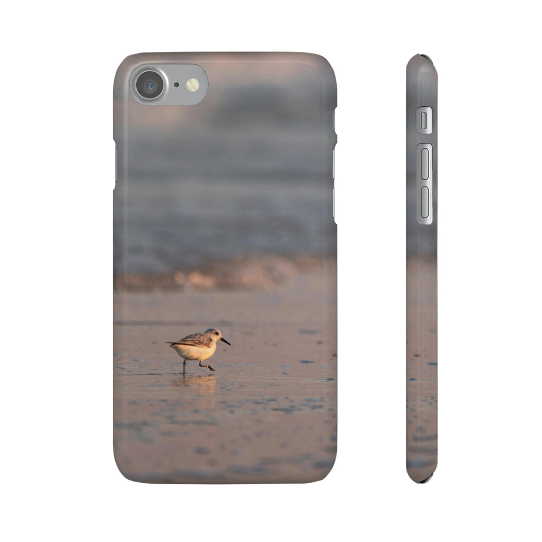 Sanderling in Soft Dusk Light - Phone Case