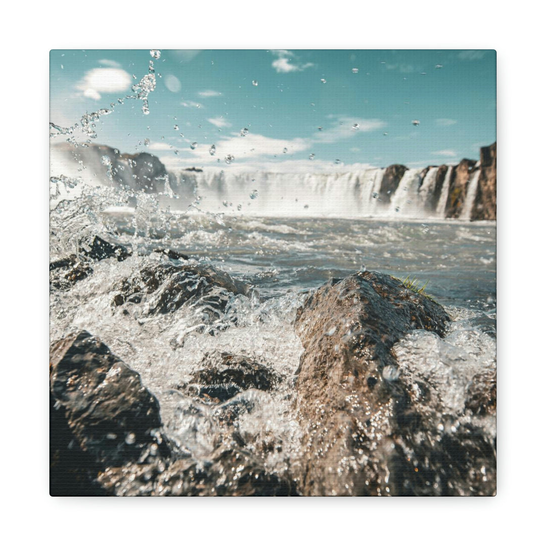 Goðafoss Splash - Canvas