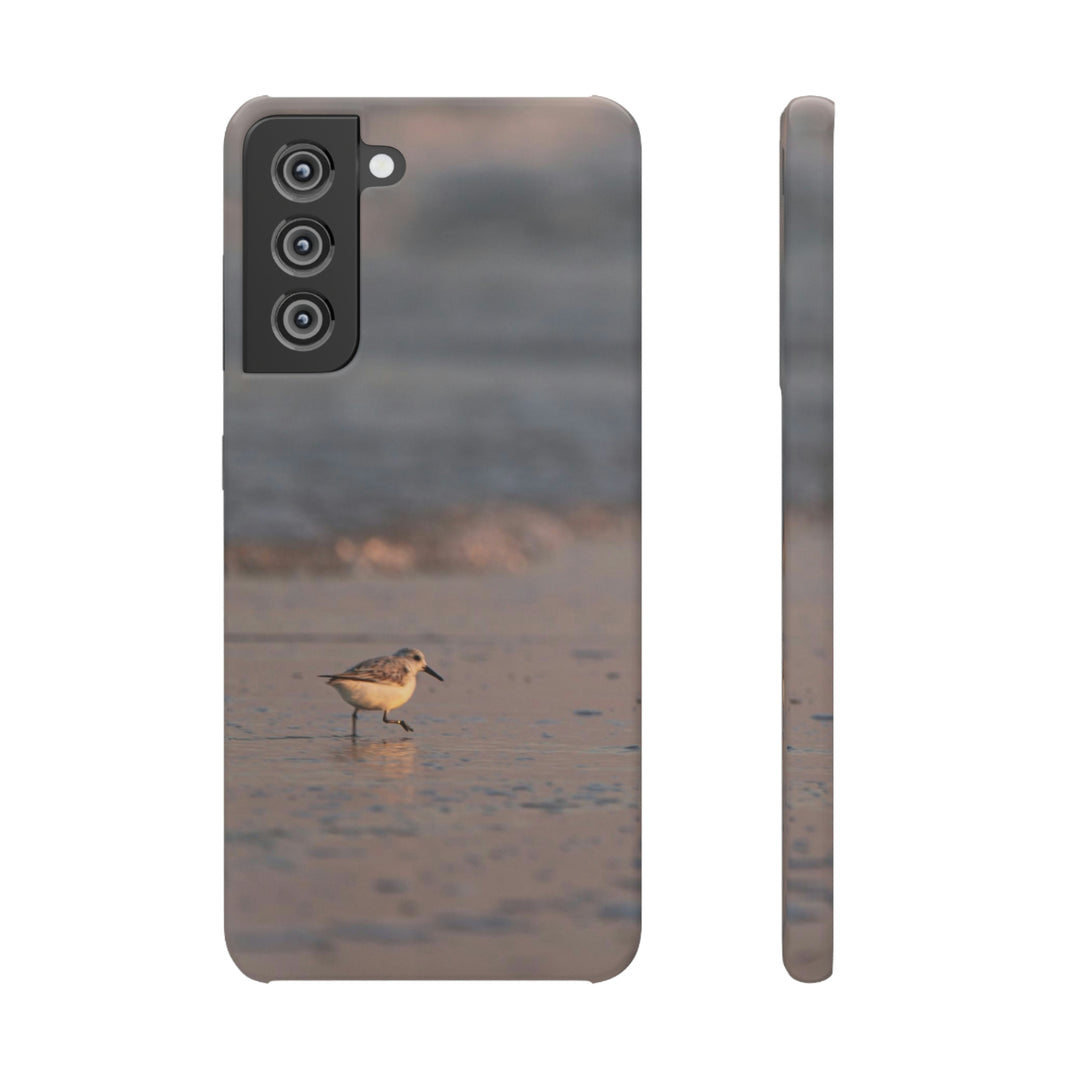 Sanderling in Soft Dusk Light - Phone Case