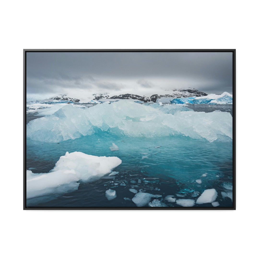 Floating Ice - Canvas with Frame