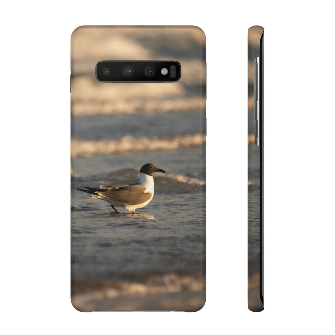 Laughing Gull in the Surf - Phone Case