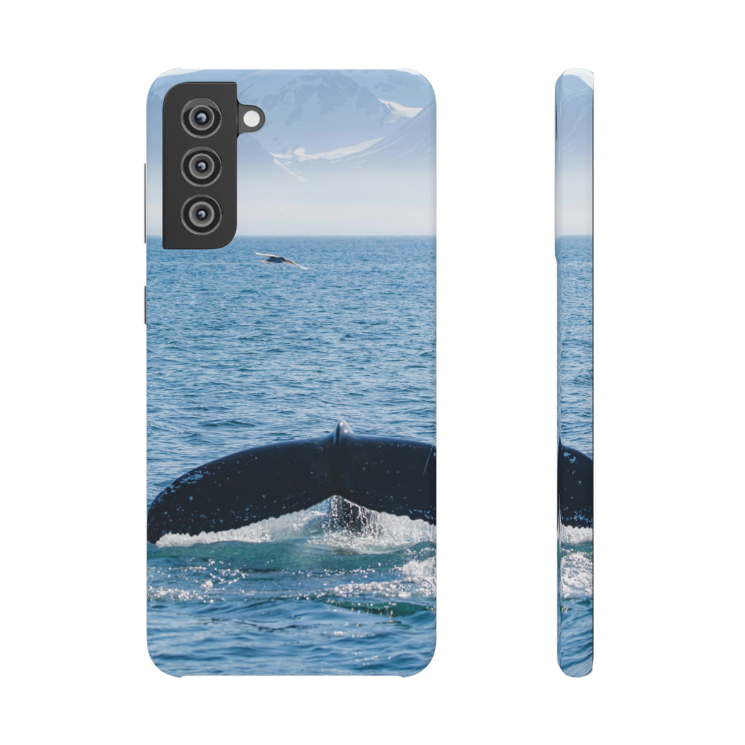 A Whale and A Mountain - Phone Case