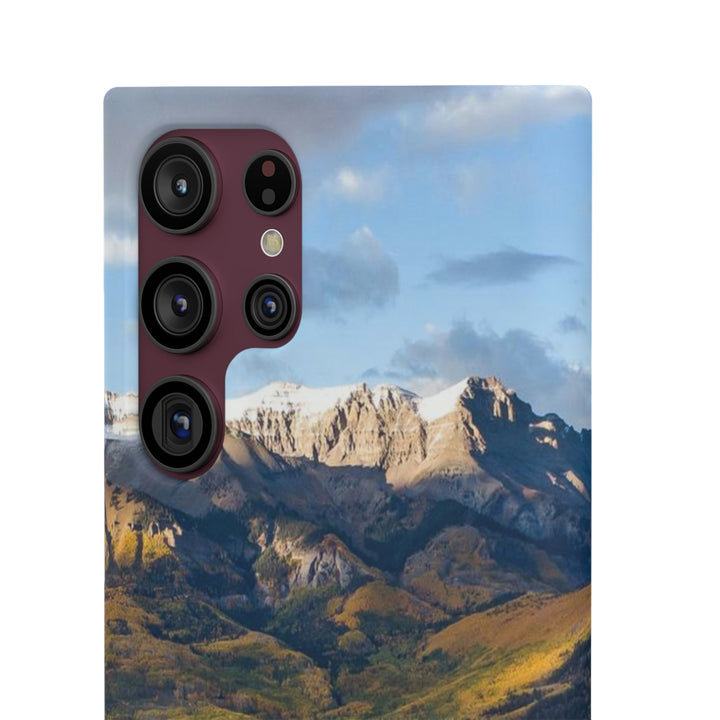 Glowing Mountainside - Phone Case