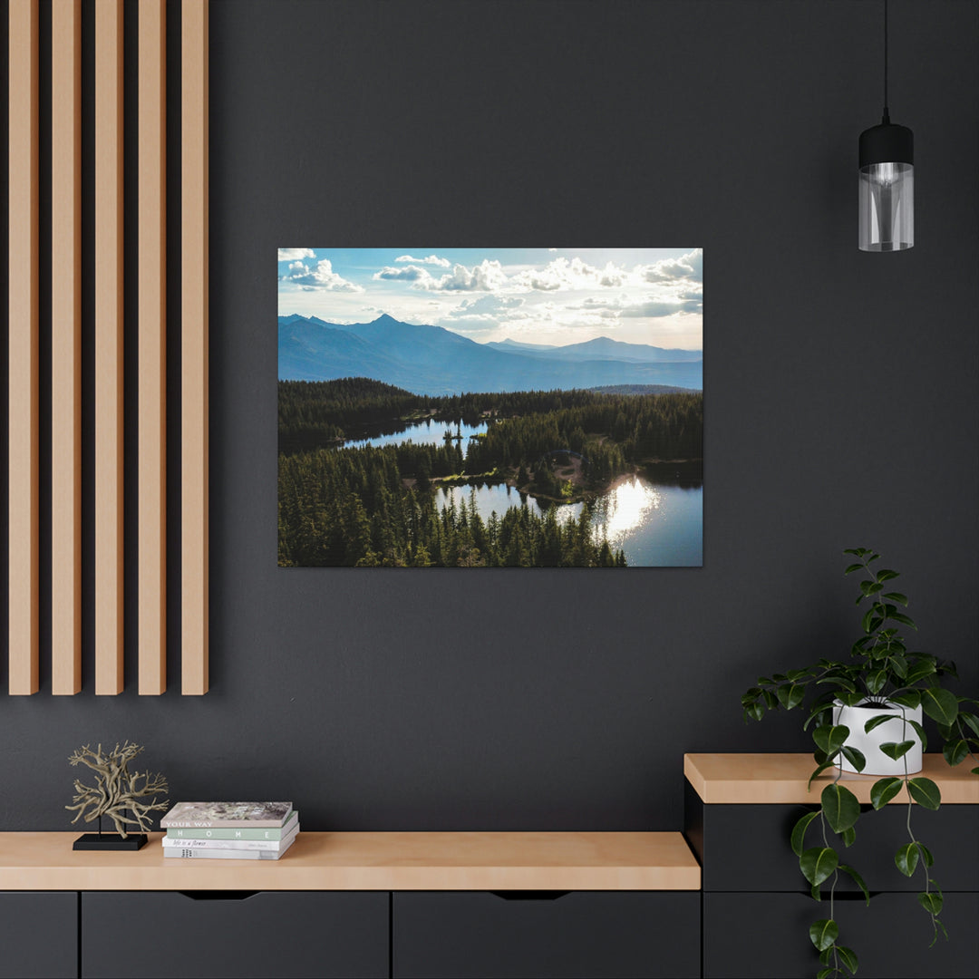 Cool Mountain Lakes - Canvas