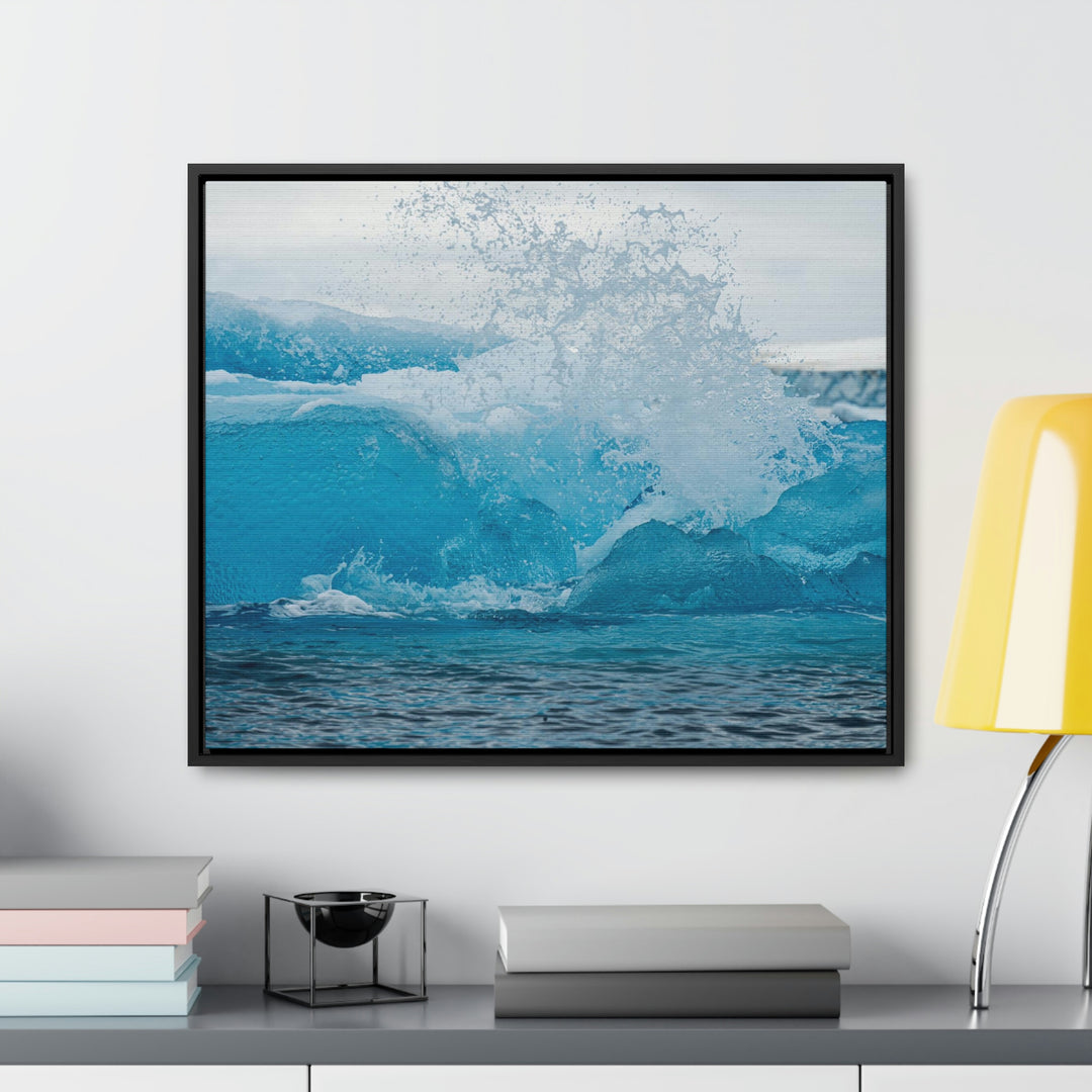 Freezing Splash - Canvas with Frame