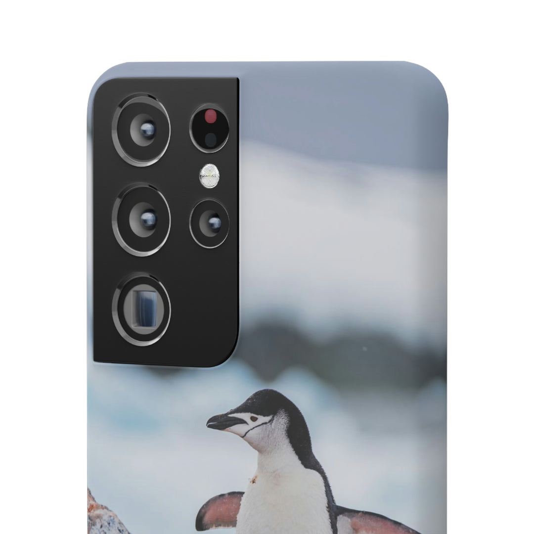 Stretched Penguin - Phone Case