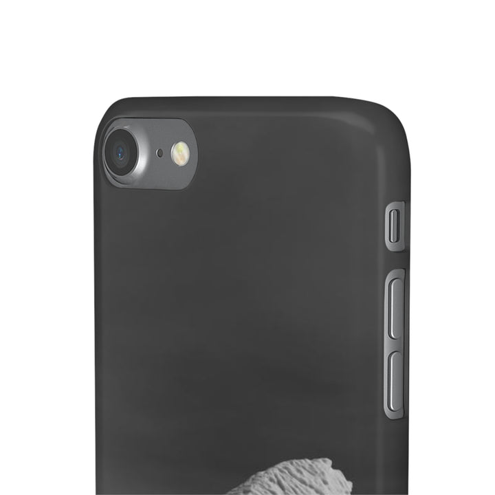 The Angles of an Iceberg in Black and White - Phone Case